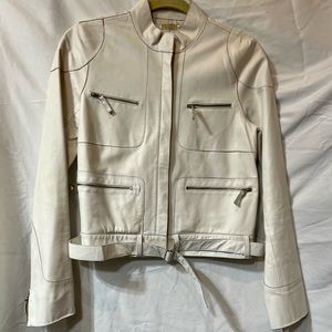 Small Max Studio *leatherette* moto jacket